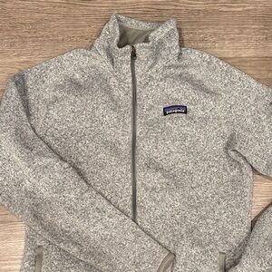 Patagonia Heathered Gray Zip-Up Jacket